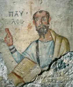 fresco of St. Paul