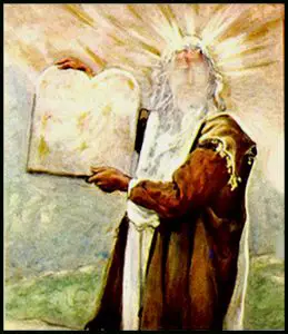 Moses is the radiance of God's glory 