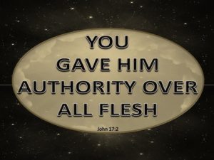 Jesus given authority