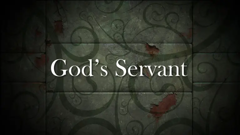 What Does The Word Servant Mean In The Bible