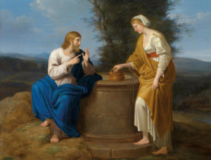 Christ and Samaritan woman at the well