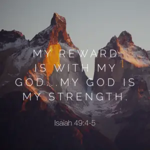Isaiah 49:4-5