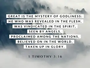1 Timothy 3.16