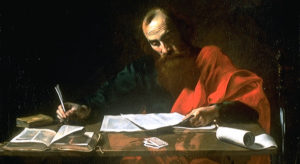Paul the apostle writing