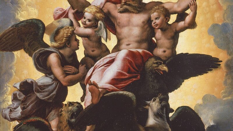 Raphael, Ezekiel's Vision of God the Father, c. 1518